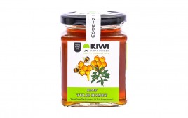 Kiwi Kisan Window Raw Tulsi Honey   Glass Jar  350 grams